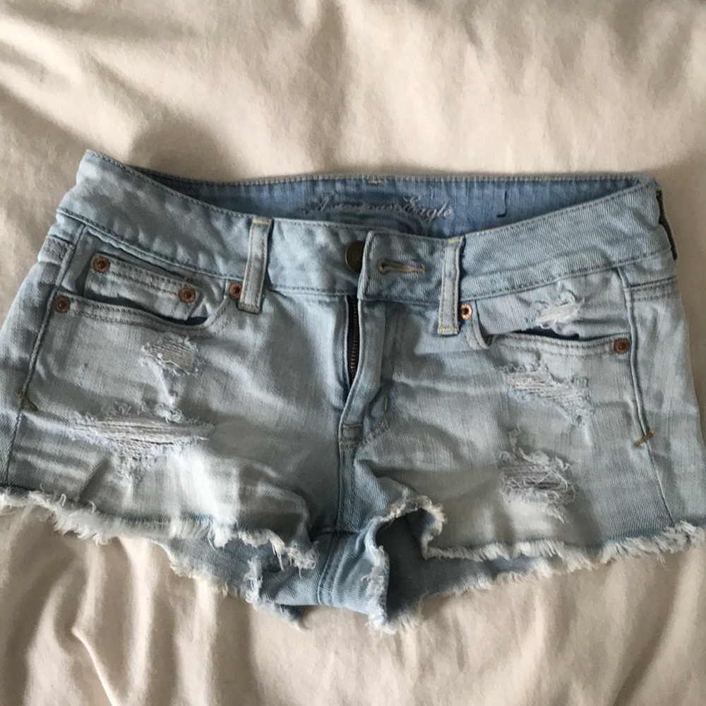 Denim shorts